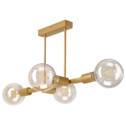 Chandelier on a pole ASTRID 4xE27/60W/230V gold