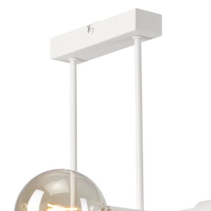 Chandelier on a pole ASTRID 4xE27/60W/230V white