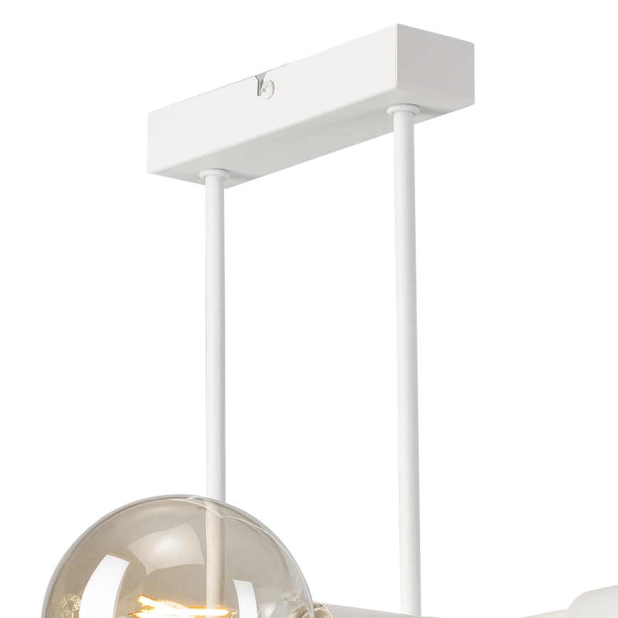 Chandelier on a pole ASTRID 4xE27/60W/230V white