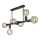 Chandelier on a pole ASTRID 6xE27/60W/230V black