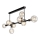 Chandelier on a pole ASTRID 8xE27/60W/230V black