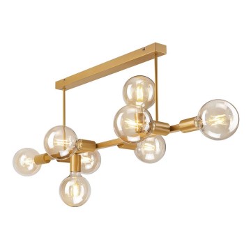 Chandelier on a pole ASTRID 8xE27/60W/230V gold