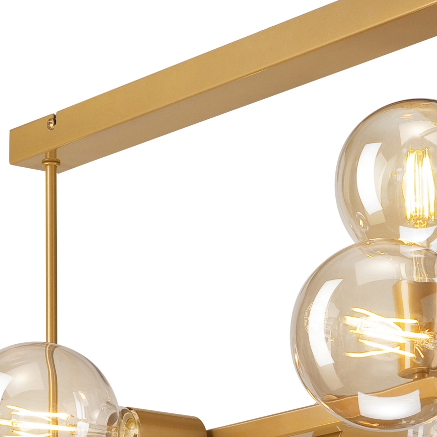 Chandelier on a pole ASTRID 8xE27/60W/230V gold