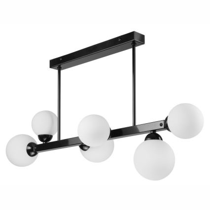 Chandelier on a pole ASTRO 6xG9/5W/230V black