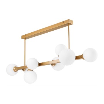 Chandelier on a pole ASTRO 8xG9/5W/230V gold