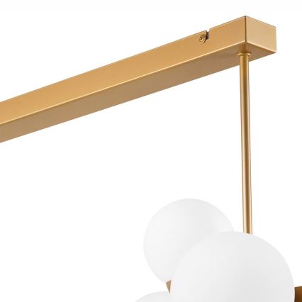 Chandelier on a pole ASTRO 8xG9/5W/230V gold