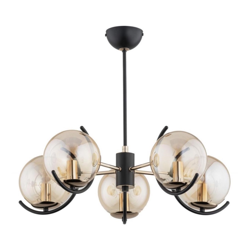 Chandelier on a pole AVERS 5xE14/40W/230V
