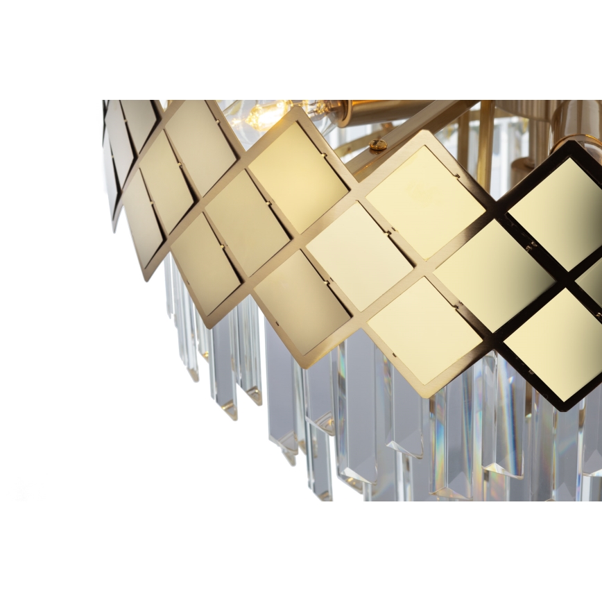 Chandelier on a pole CARISMA 9xE14/40W/230V gold