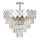 Chandelier on a pole CARISMA 9xE14/40W/230V matte chrome