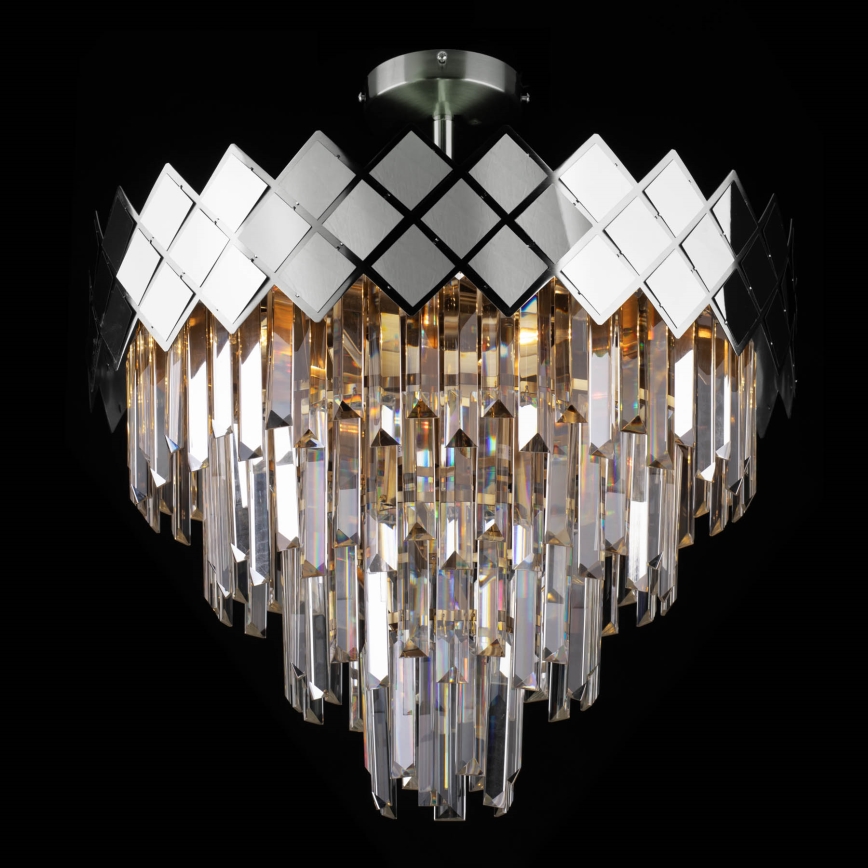 Chandelier on a pole CARISMA 9xE14/40W/230V matte chrome