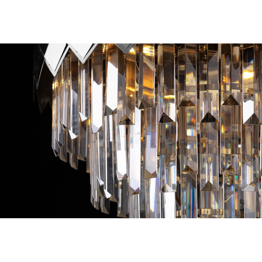 Chandelier on a pole CARISMA 9xE14/40W/230V matte chrome