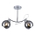 Chandelier on a pole CONNOR 2xE27/15W/230V shiny chrome/grey