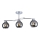 Chandelier on a pole CONNOR 3xE27/15W/230V shiny chrome/grey