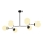 Chandelier on a pole DAMAR 6xE27/40W/230V