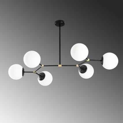 Chandelier on a pole DAMAR 6xE27/40W/230V