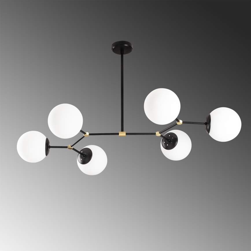Chandelier on a pole DAMAR 6xE27/40W/230V