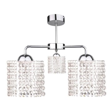 Chandelier on a pole DIAMONT 3xE27/60W/230V