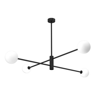 Chandelier on a pole DORI 4xG9/25W/230V black