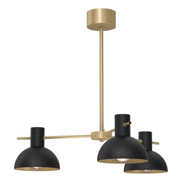 Chandelier on a pole ESTATE MINI 3xE27/15W/230V black