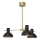 Chandelier on a pole ESTATE MINI 3xE27/15W/230V black