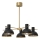 Chandelier on a pole ESTATE MINI 5xE27/15W/230V black