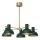 Chandelier on a pole ESTATE MINI 5xE27/15W/230V green