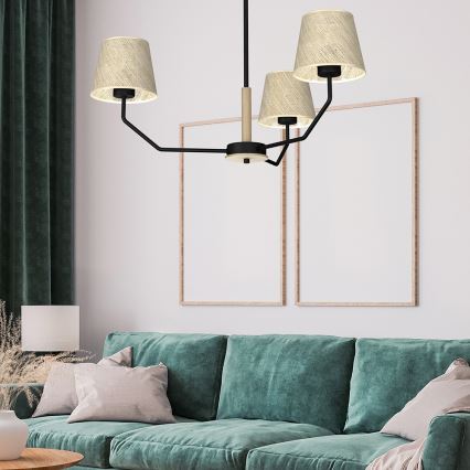Chandelier on a pole ETNA 3xE27/60W/230V