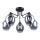 Chandelier on a pole FILLAN 5xE27/60W/230V black