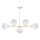 Chandelier on a pole FIRA 5xE27/60W/230V gold