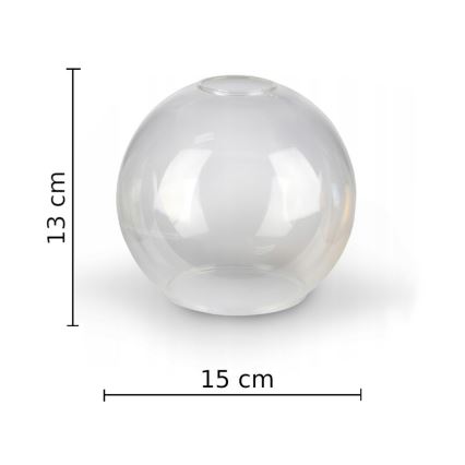 Chandelier on a pole FLEX 3xE27/60W/230V black/clear