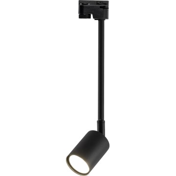 Chandelier on a pole for 1-phase rail system TOP 1xGU10/10W/230V black