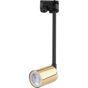 Chandelier on a pole for 1-phase rail system TOP 1xGU10/10W/230V gold/black