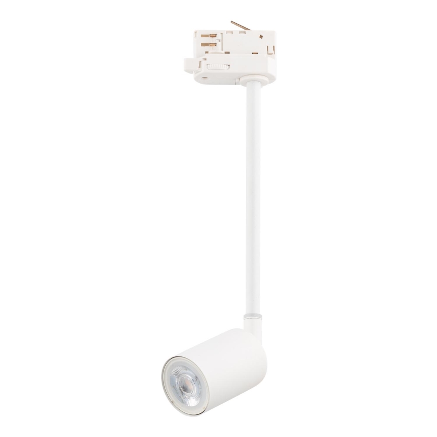 Chandelier on a pole for 3-phase rail system TOP 1xGU10/8W/230V white