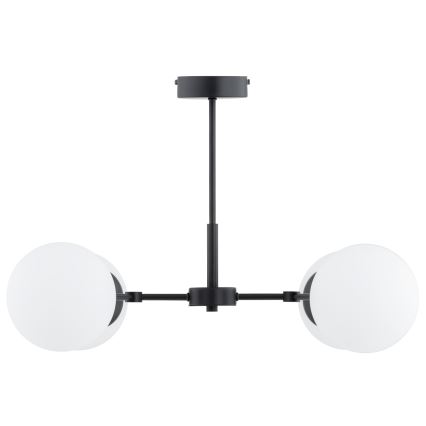 Chandelier on a pole FOTON 4xE14/10W/230V black