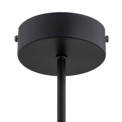 Chandelier on a pole FOTON 4xE14/10W/230V black