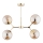 Chandelier on a pole FOTON  4xE14/40W/230V gold/beige