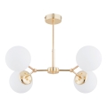Chandelier on a pole FOTON  4xE14/40W/230V gold/white