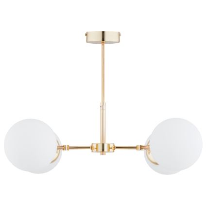 Chandelier on a pole FOTON  4xE14/40W/230V gold/white