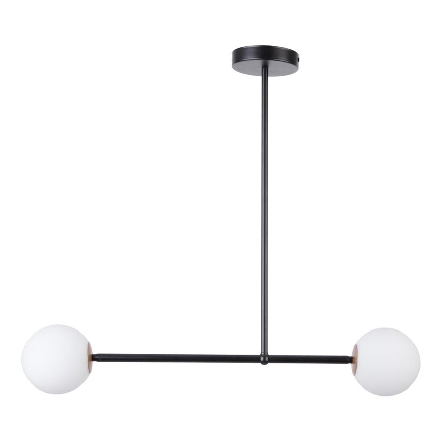 Chandelier on a pole GAMA 2xG9/12W/230V black