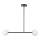 Chandelier on a pole GAMA 2xG9/12W/230V black