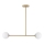 Chandelier on a pole GAMA 2xG9/12W/230V gold