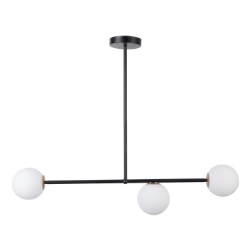 Chandelier on a pole GAMA 3xG9/12W/230V black