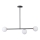 Chandelier on a pole GAMA 3xG9/12W/230V black