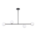 Chandelier on a pole GAMA 4xG9/12W/230V black