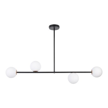 Chandelier on a pole GAMA 4xG9/12W/230V black