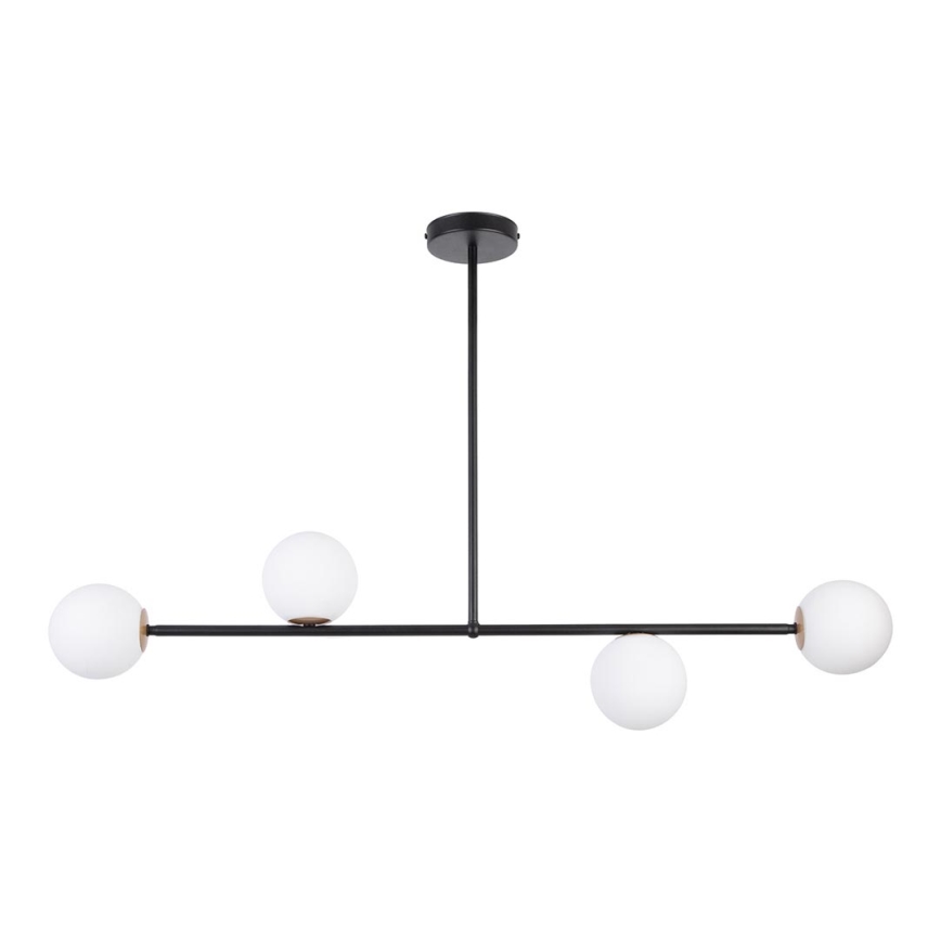 Chandelier on a pole GAMA 4xG9/12W/230V black