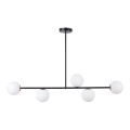 Chandelier on a pole GAMA 5xG9/12W/230V black