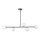Chandelier on a pole GAMA 5xG9/12W/230V black