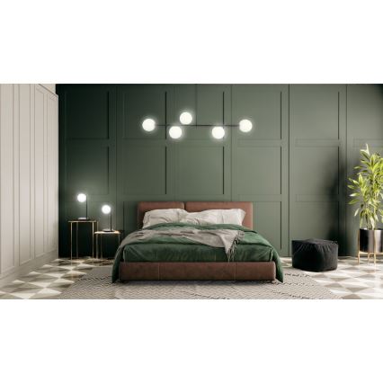 Chandelier on a pole GAMA 5xG9/12W/230V black