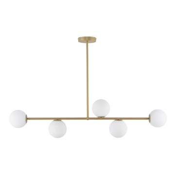Chandelier on a pole GAMA 5xG9/12W/230V gold